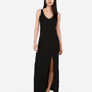 Express Black Sleeveless Maxi Dress